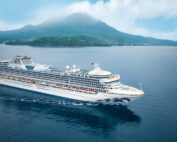 Diamond Princess in Kagoshima, Japan